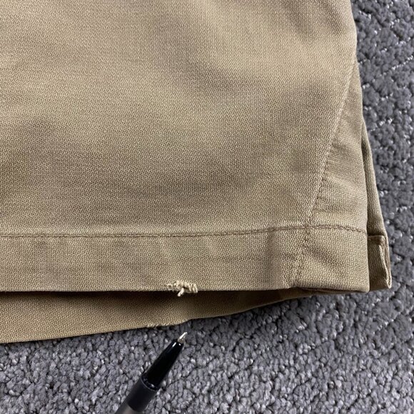 Vintage Old Navy Military Field Jacket Coat Men's Large Khaki Button Up - Picture 9 of 16